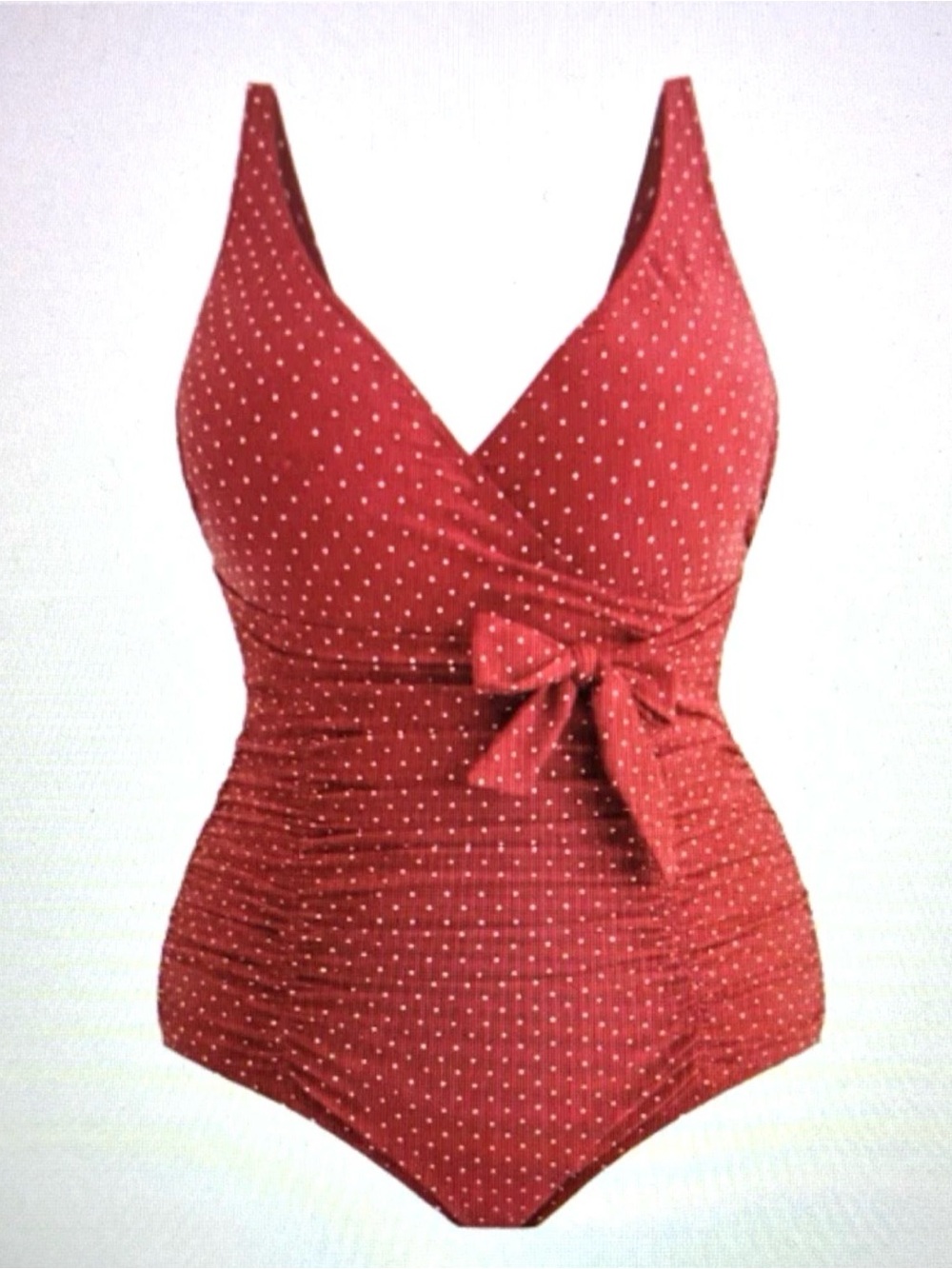 TORRID RETRO CHIC 1X NWTS VINTAGE STYLE UNDERWIRE SUIT W/ polka dots - Picture 7 of 9